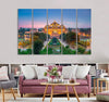 Temple at Night Canvas Print