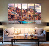 Varanasi City Canvas Print