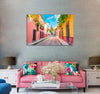 Colorful Facades Canvas Print