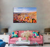 Colorful Historical City Canvas Print