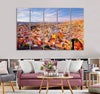 Colorful Historical City Canvas Print