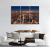 Mexico City at Night Canvas Print