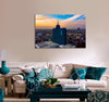 Beautiful Sunset in Mexico City Canvas Print