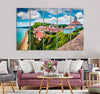 Bright Old Town Canvas Print