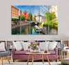 Church and River Canvas Print