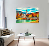 Colorful Lake Canvas Print