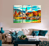 Colorful Lake Canvas Print