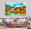 Colorful Lake Canvas Print