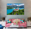 Beautiful Castle and Lake Canvas Print