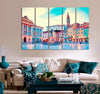 Magical Scenic City Canvas Print