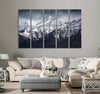 Snowy Mountain Canvas Print