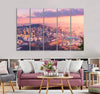 Seoul City Skyline Canvas Print