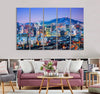 Seoul Downtown Cityscape Canvas Print