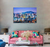 Seoul Downtown Cityscape Canvas Print