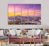 Sunrise of Seoul Downtown Canvas Print