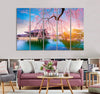 Сherry Blossom Tree & Palace Canvas Print