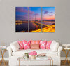 Sunset at Seoul Canvas Print