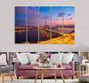 Sunset at Seoul Canvas Print