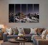 Night Mountains Canvas Print