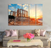 Temple of Poseidon Canvas Print