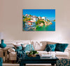 Old Town on Island Canvas Print