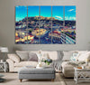 Acropolis in Athens Canvas Print