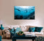 Schooling Grey Sharks Canvas Print