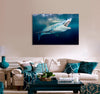 Mako Shark Showing Teeth Canvas Print