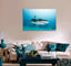 Shark with Scar Canvas Print