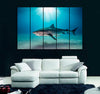 Shark in Clear Water Canvas Print