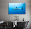 Big White Shark Canvas Print