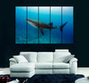 Whale Shark Comes to Play Canvas Print