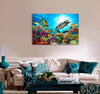 Colorful Coral Reef Canvas Print