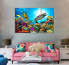 Colorful Coral Reef Canvas Print