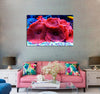 Red Mushroom Coral Canvas Print