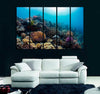 Vibrant Coral Reef Canvas Print