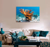 Coral Reef in Caribbean Sea Canvas Print