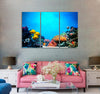 Coral Reef Scene Canvas Print