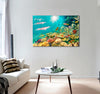 Dolphins and Coral Reef Canvas Print